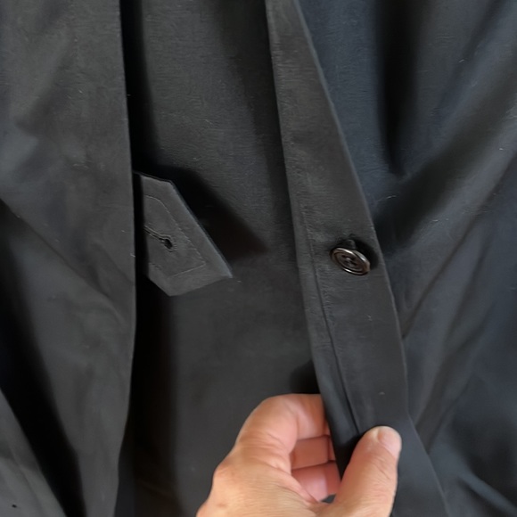 Vintage black Burberry Overcoat - Picture 7 of 13